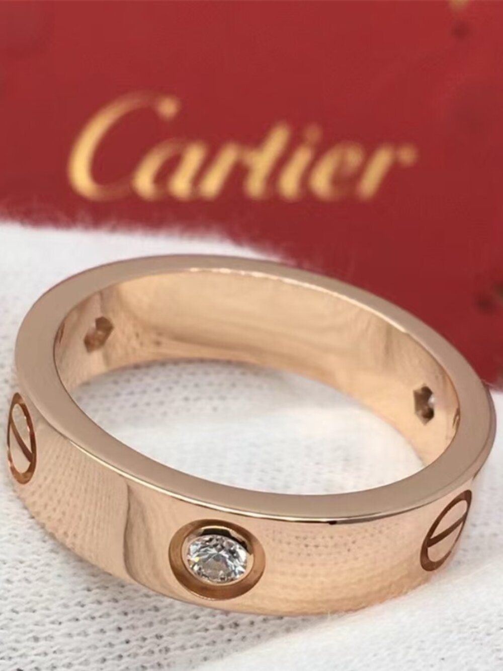 Cartier Ring, Rose Gold